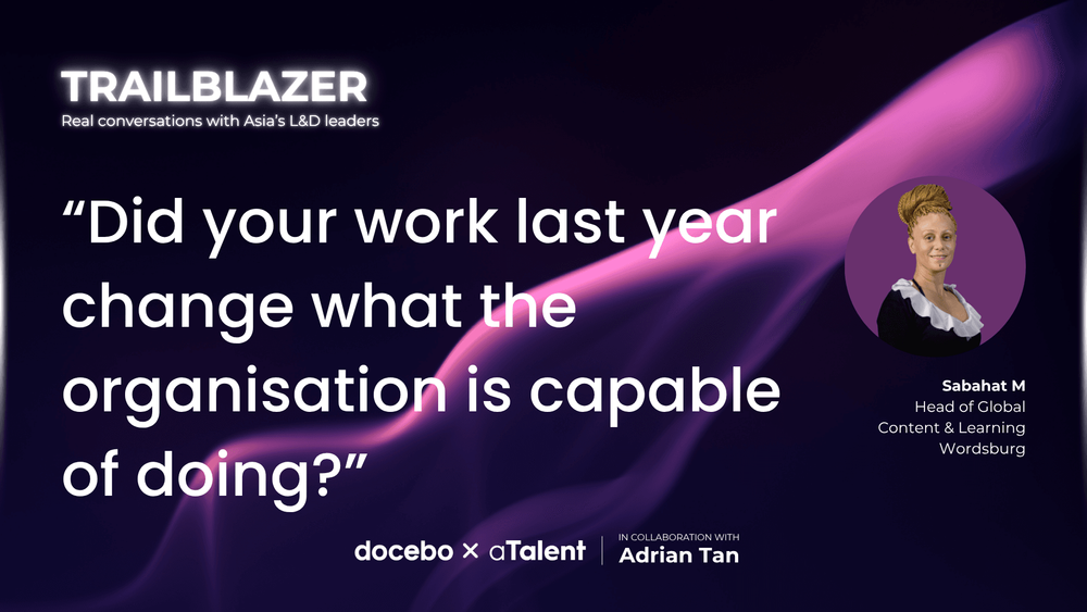 Did Your Work Last Year Change What the Organisation Is Capable of Doing?