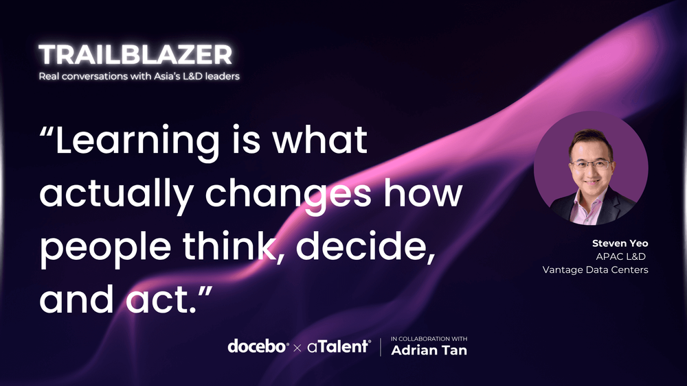 Training Gets You In the Room. Learning Changes What You Do There.