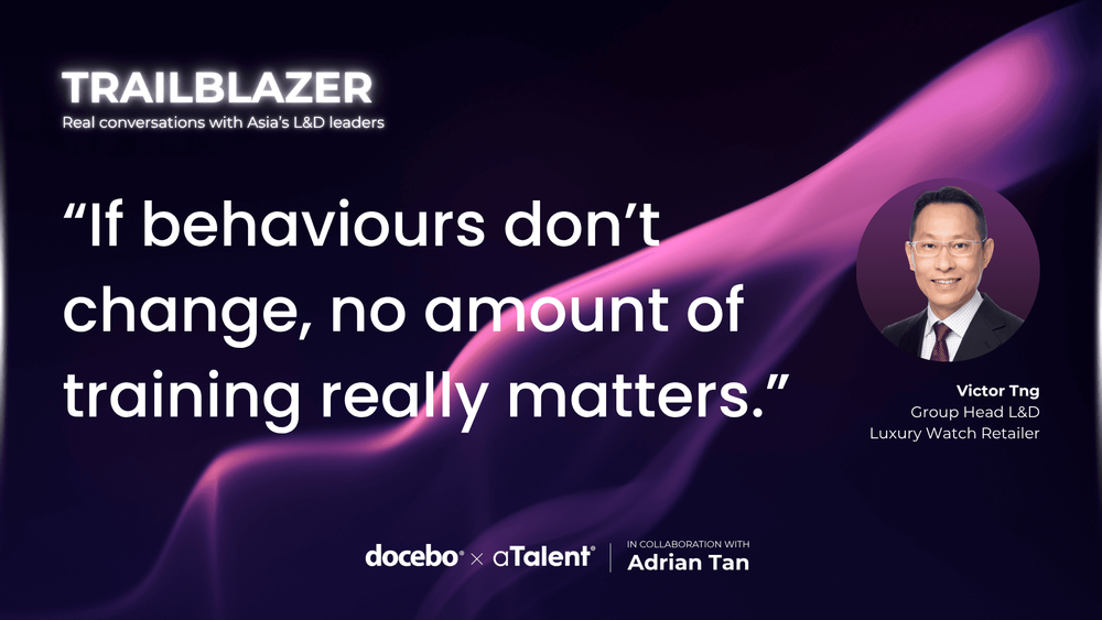 If the Behaviour Doesn't Change, the Training Didn't Work.