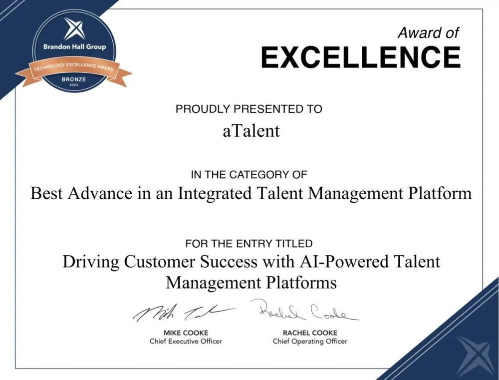 aTalent Wins Dual Prestigious International Talent & Learning Management Awards, Supporting the Sustainable Growth of Asian Local Customers