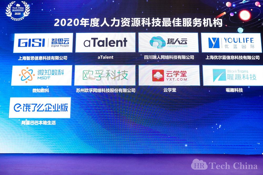 aTalent Won 2020"Human Resources Best Service Agency Award"!