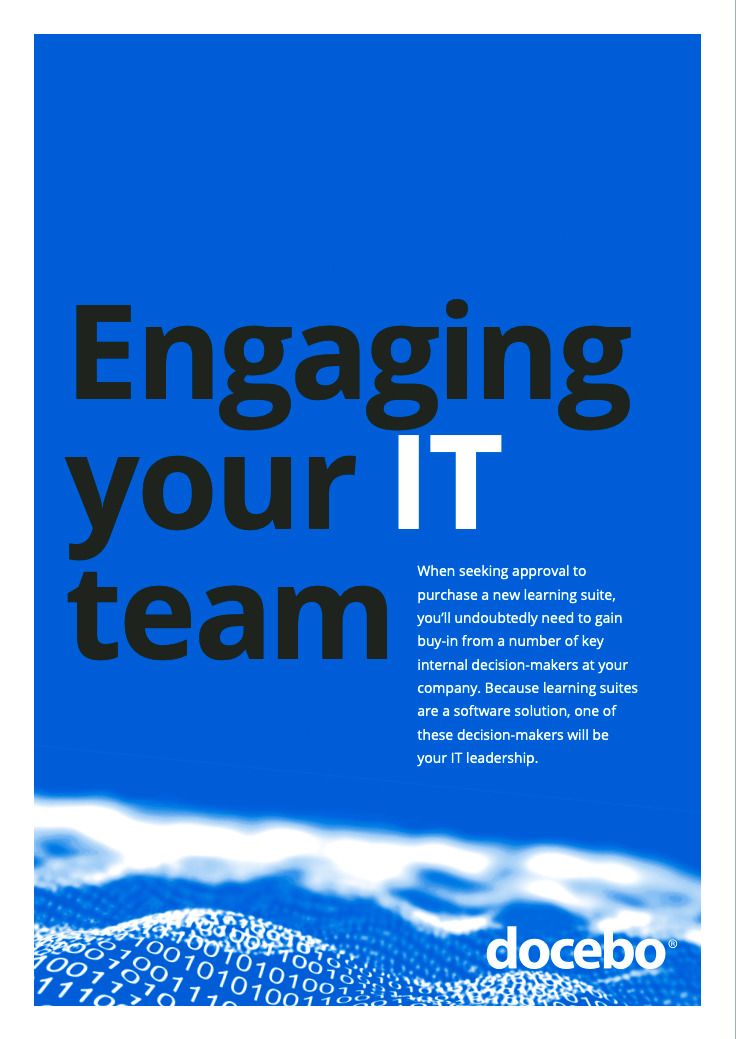 Here are some items to help you engage more effectively with your IT team: