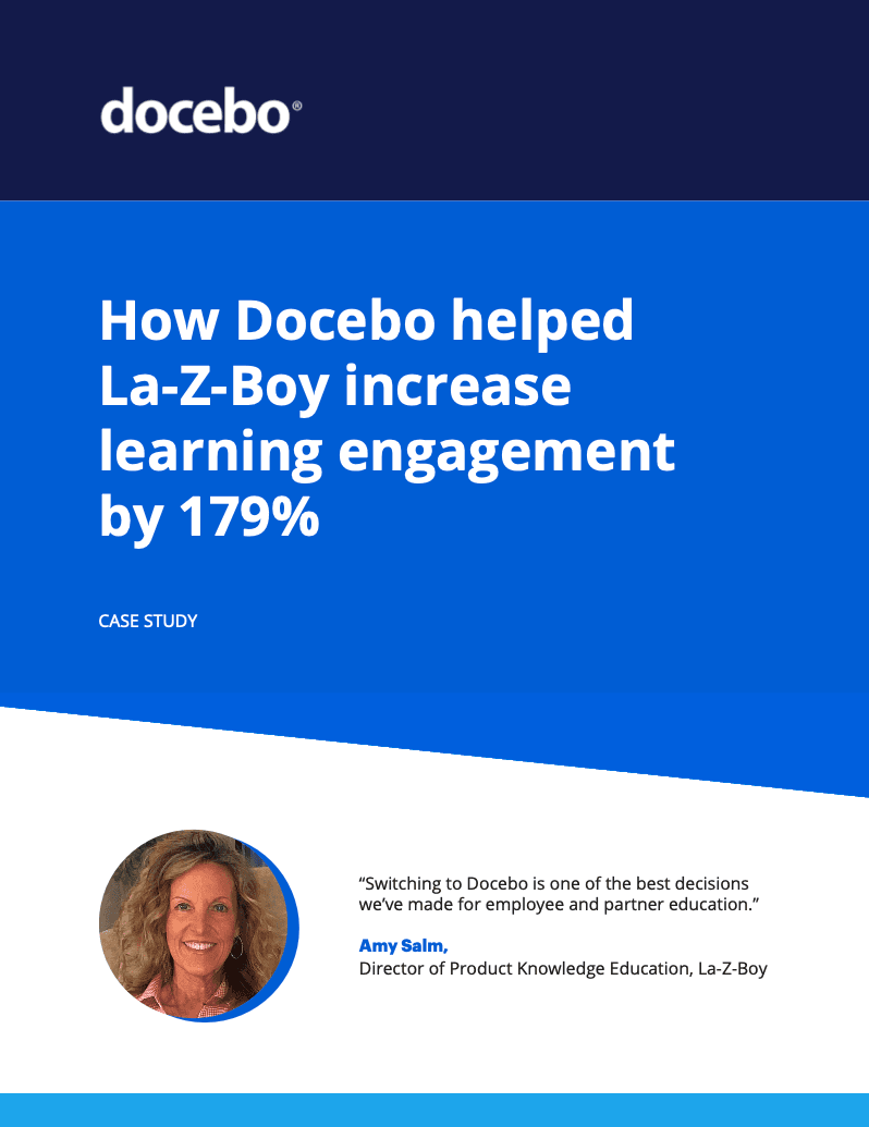 Download the case study to unlock how Docebo helped La-Z-Boy to: